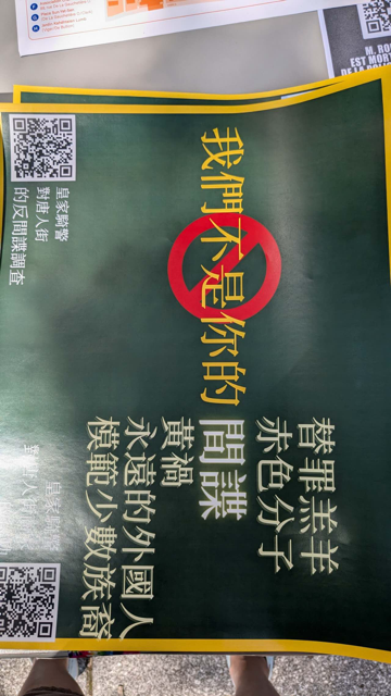 我们不是你的 替罪羊，赤色分子，间谍，黄祸，永远的外国人，模范的少数族裔